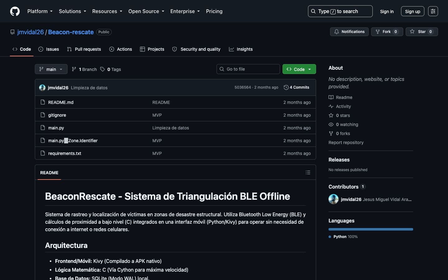 Beacon Rescate project preview