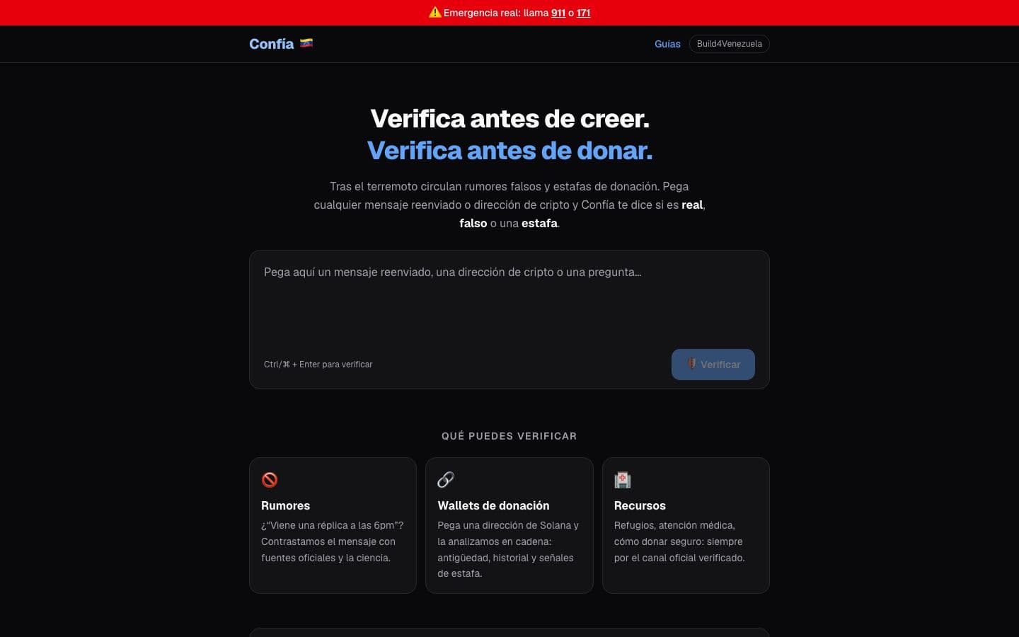 Confia project preview