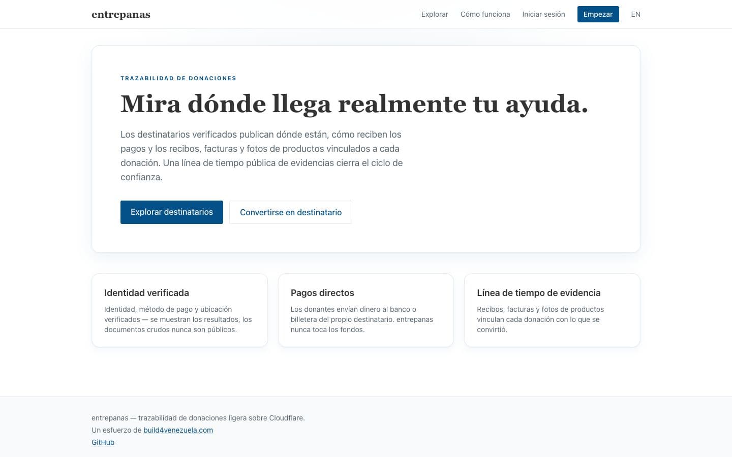 Entre Panas project preview