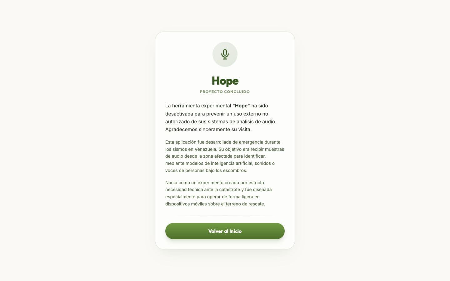 Esperanza project preview