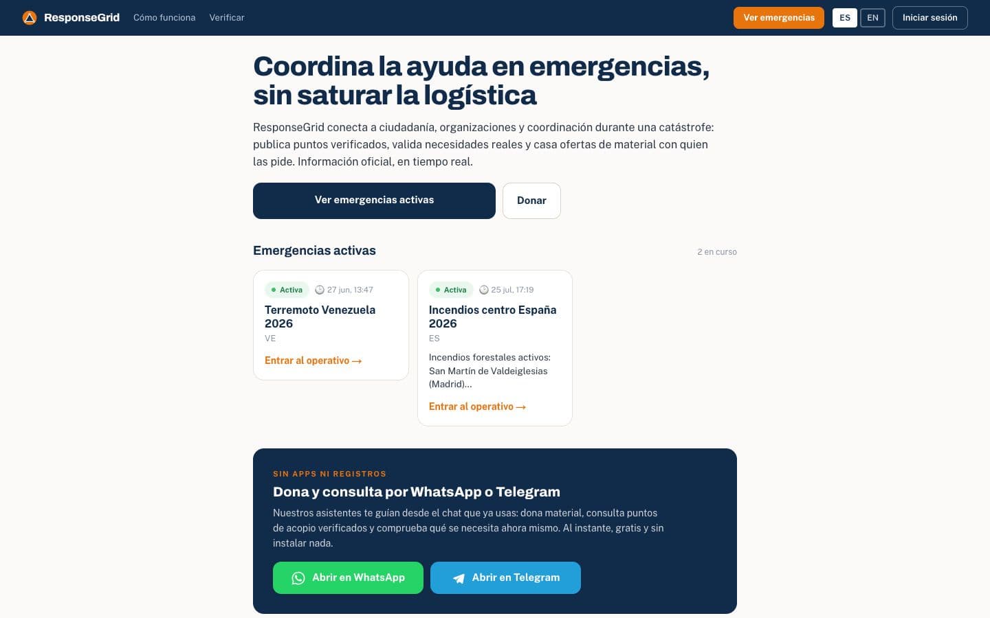 responsegrid.app project preview