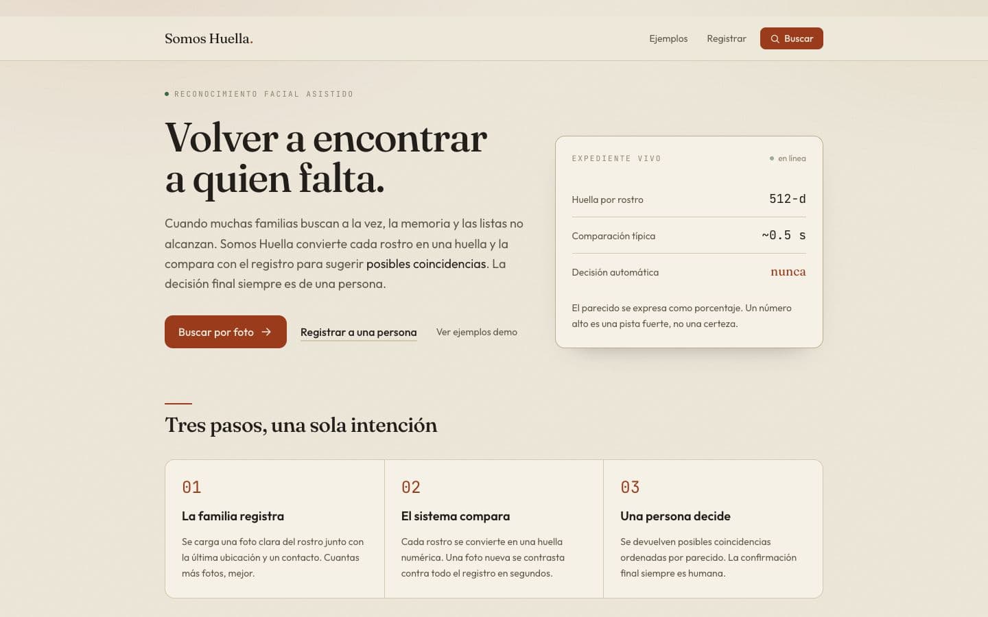 Somos Huella project preview