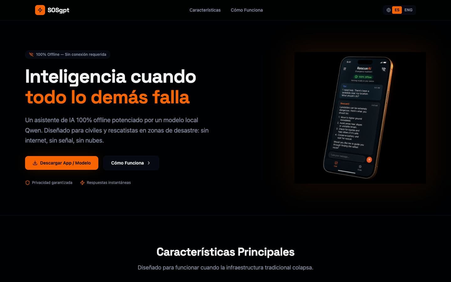 SOSgpt project preview