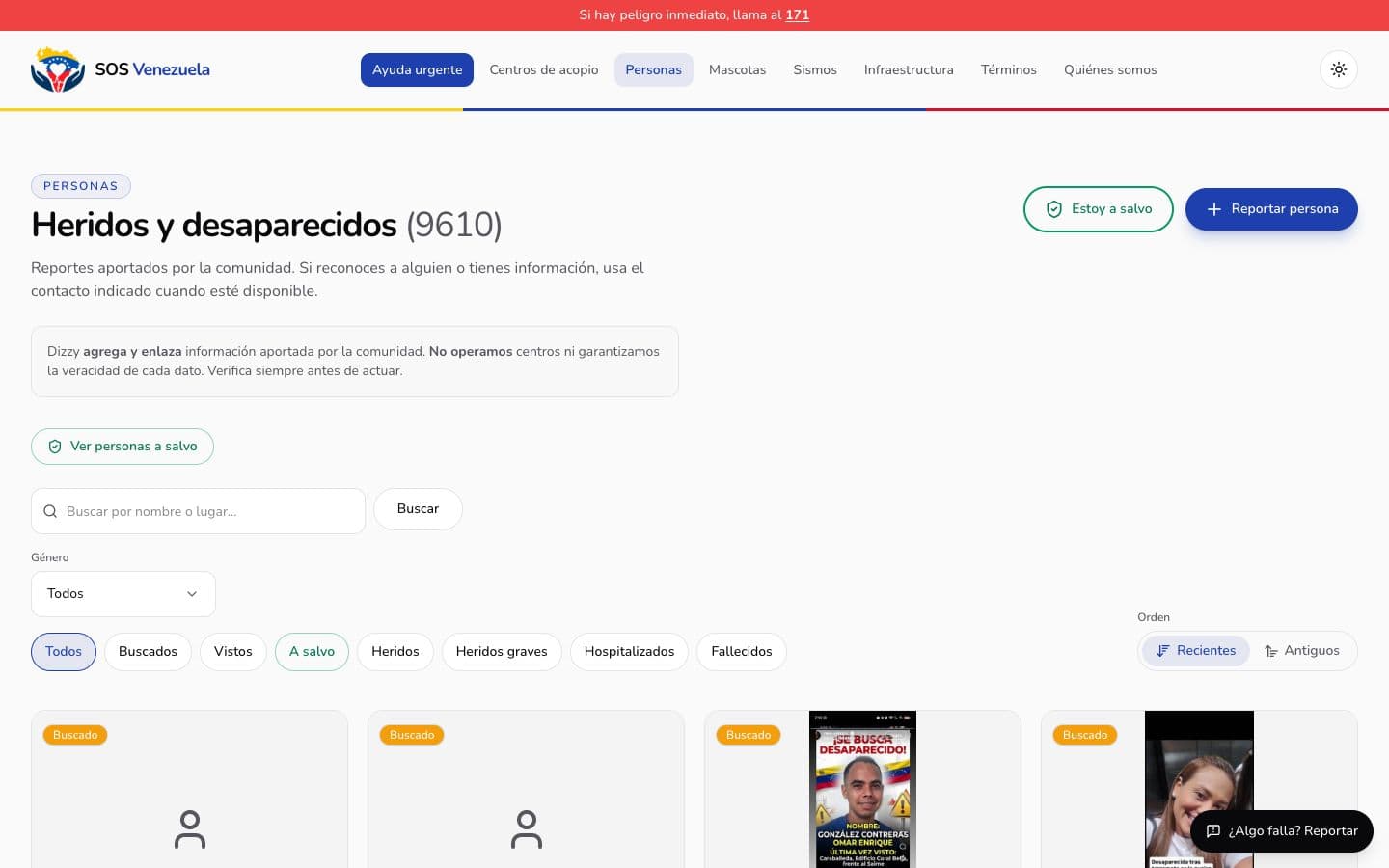 SOSVenezuela project preview