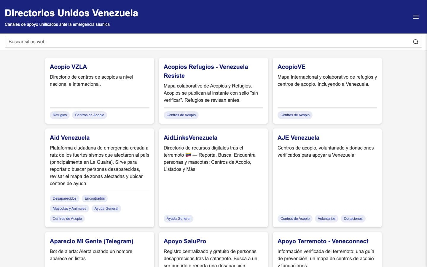 Centraliza Ayuda project preview