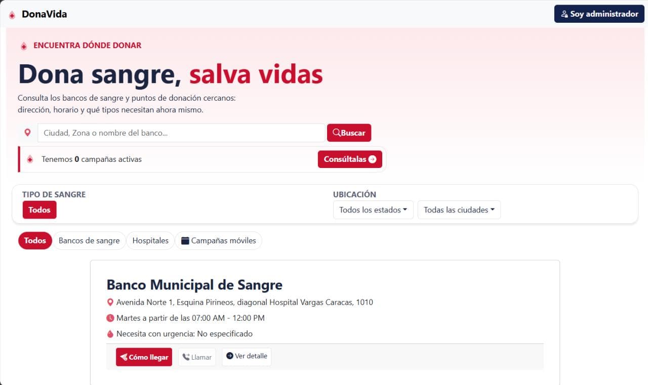 DonaVida project preview